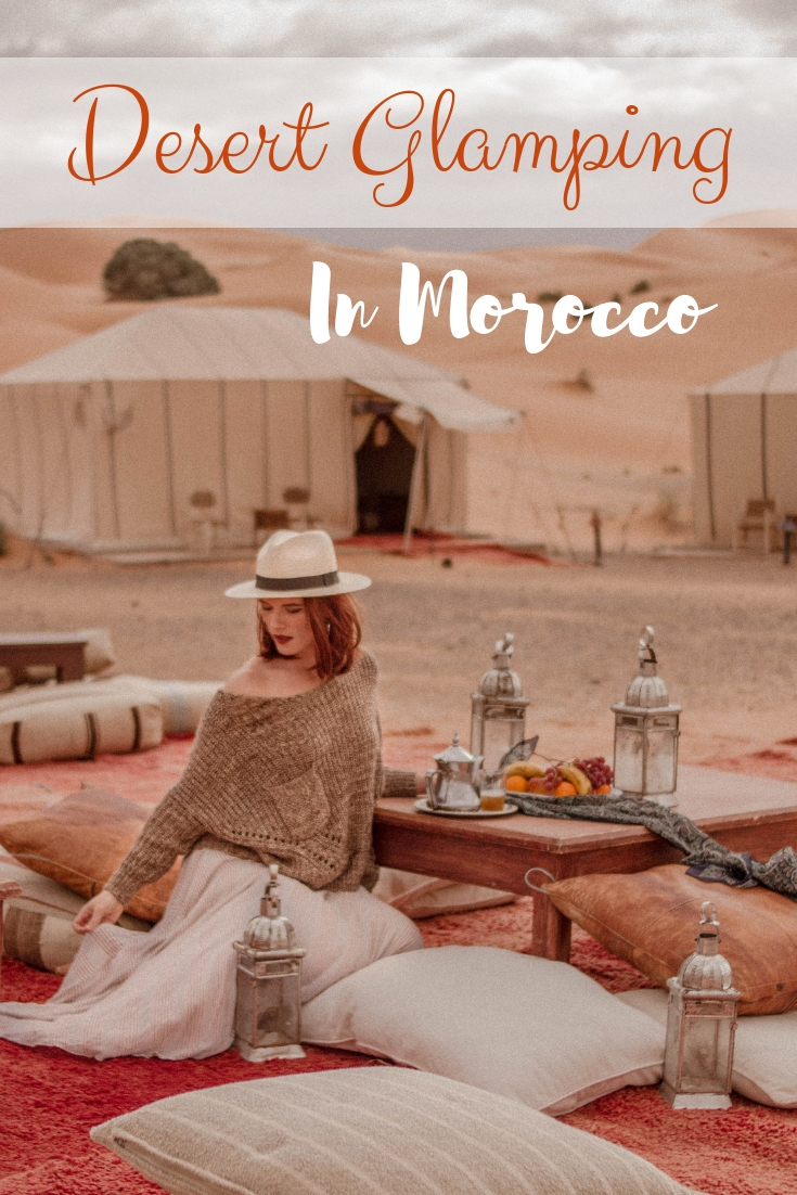desert glamping camp in Morocco travel