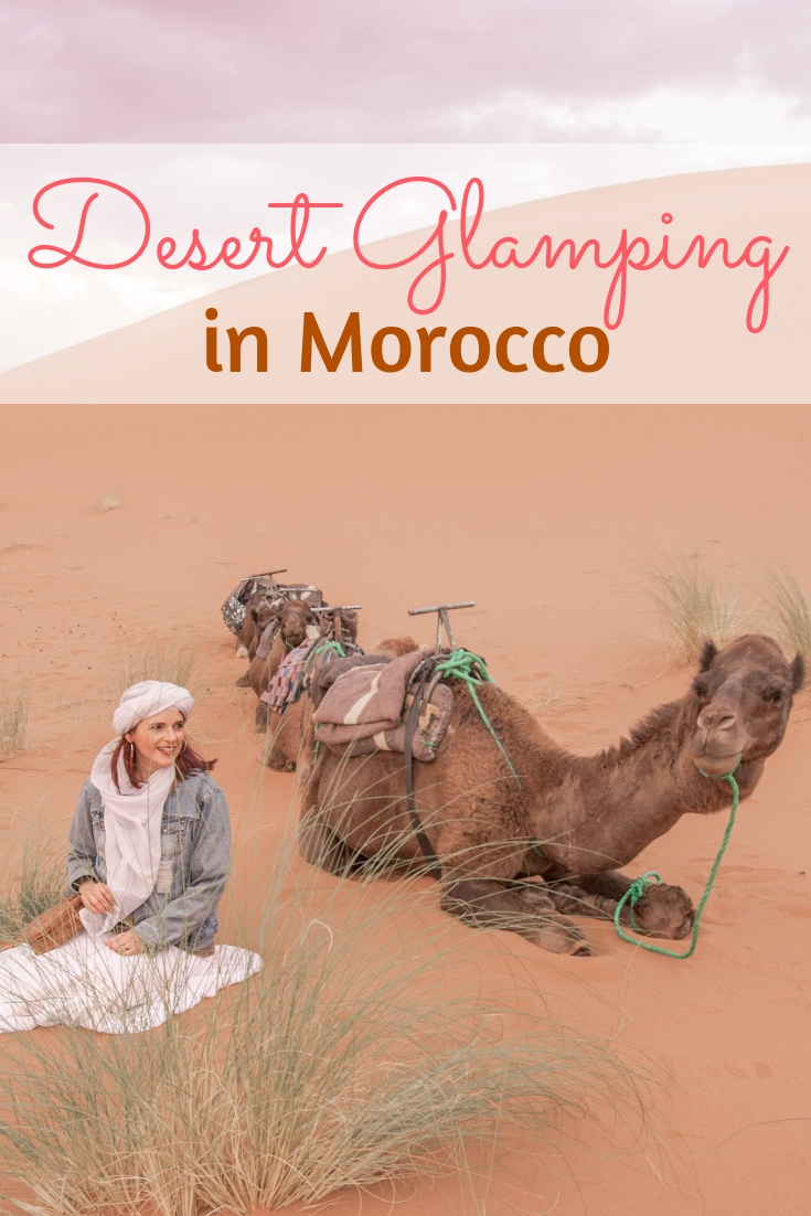 desert glamping camp in Morocco travel