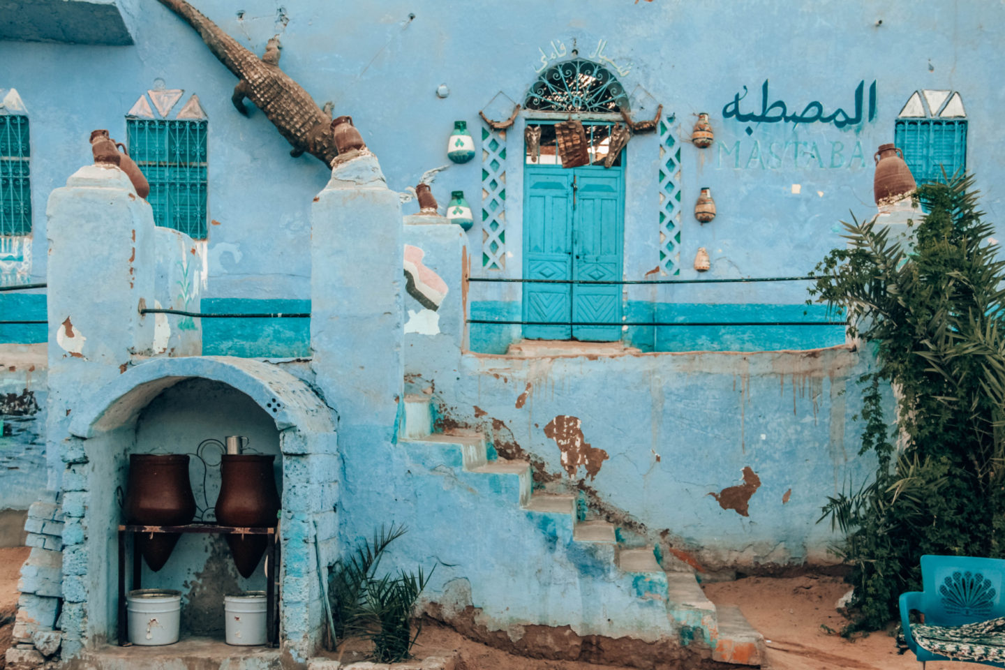 Nubian Egypt blue city