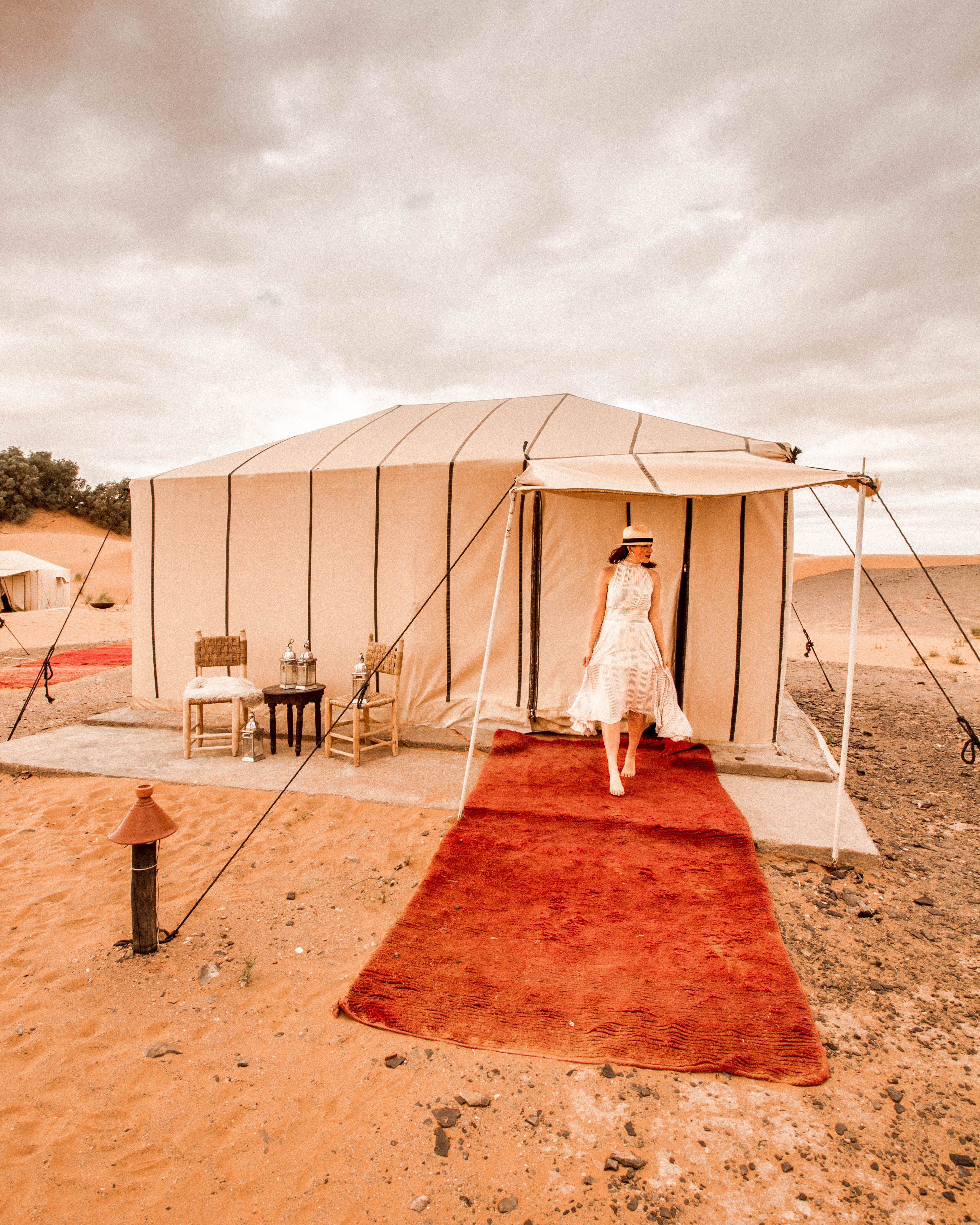 Desert glamping Morocco travel