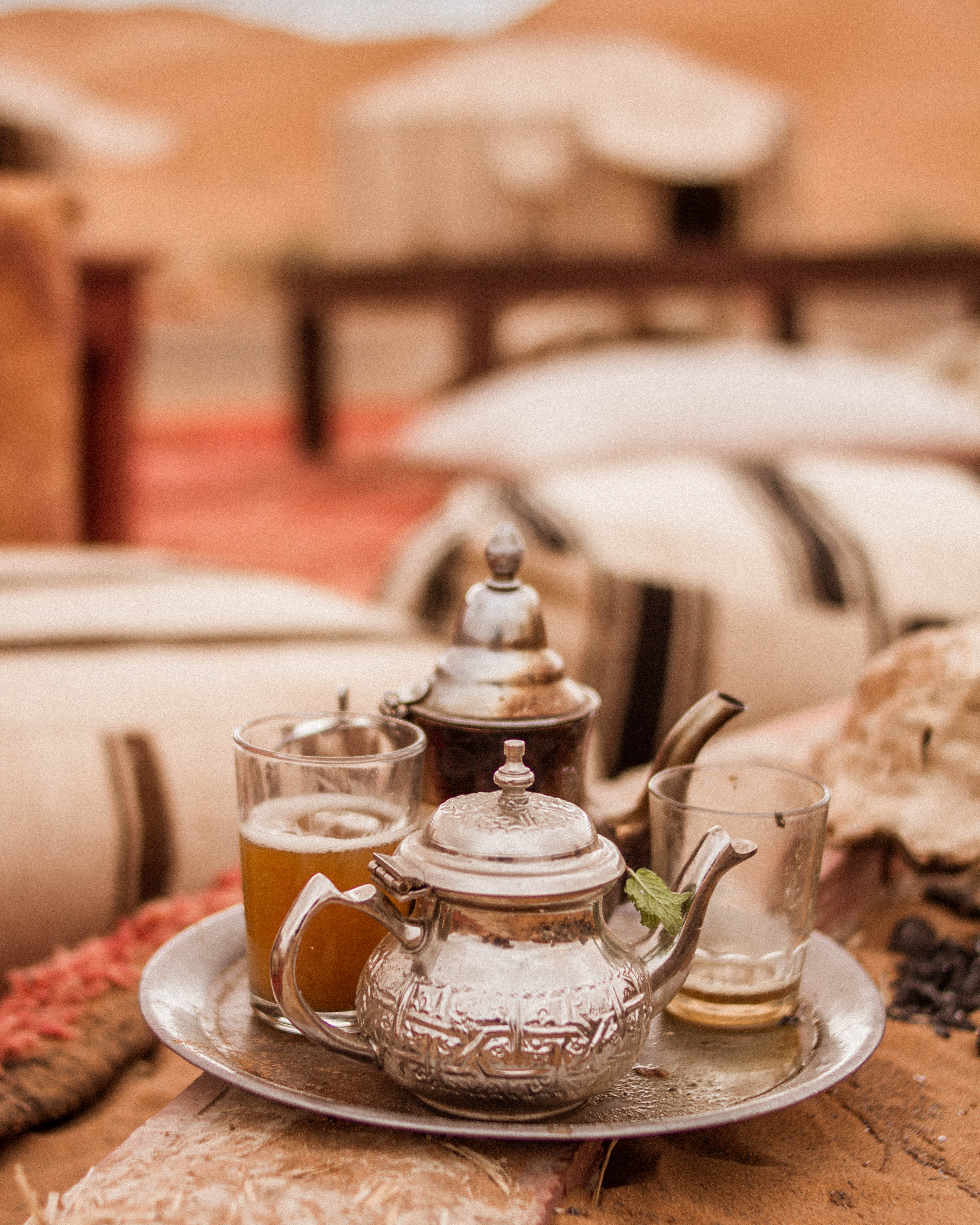 Moroccan tea desert glamping Morocco travel
