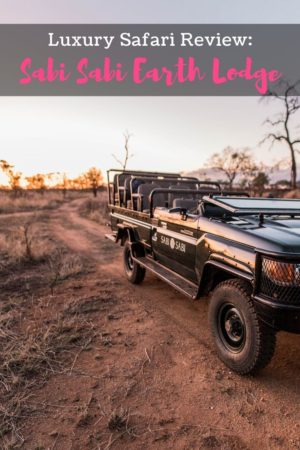 sabi sabi earth lodge, safari vehicle