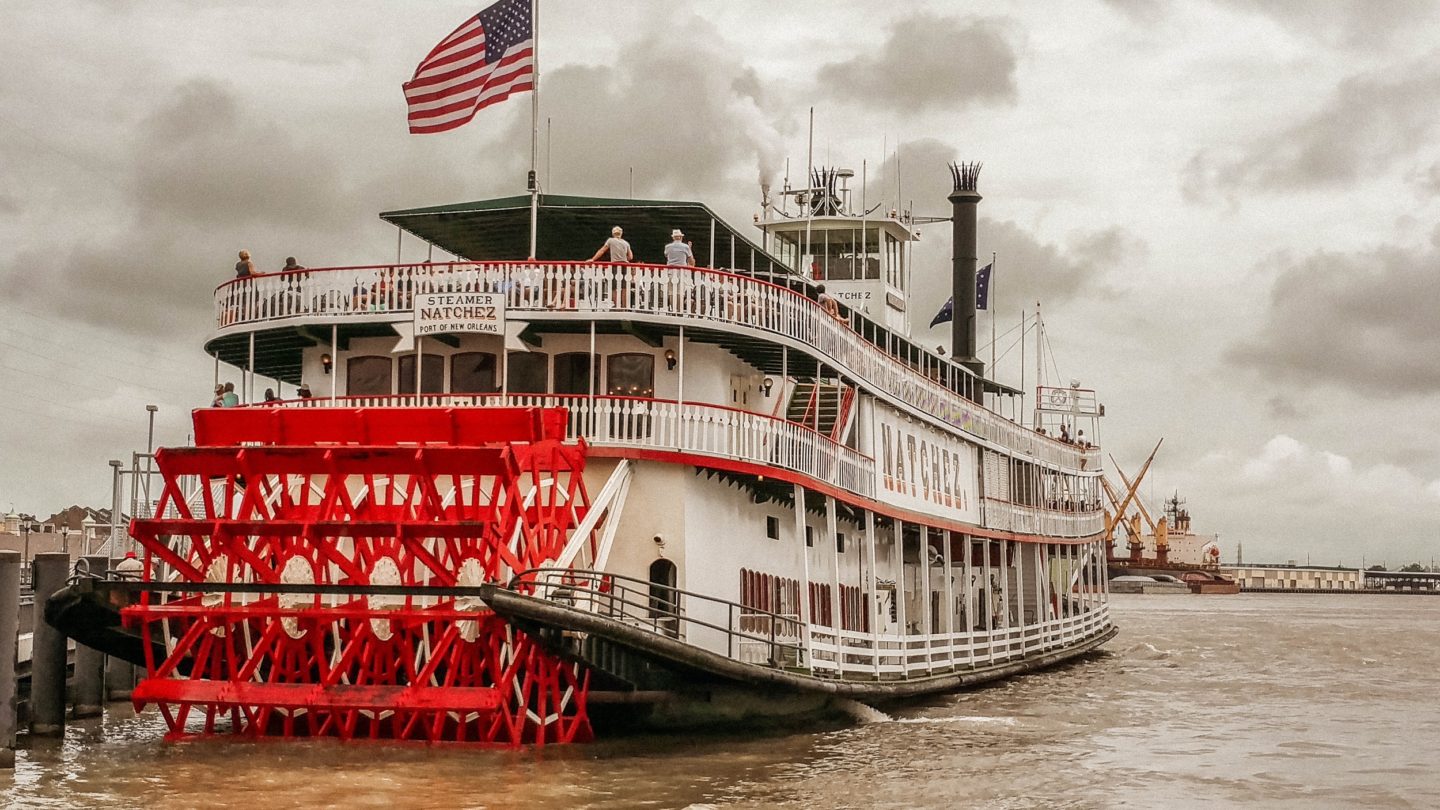 natchez, steamboat, mississippi river, new orleans