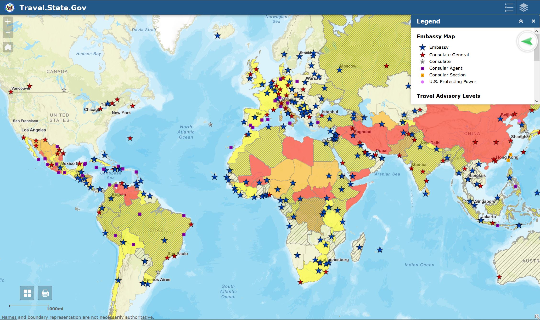 state department, travel advisory, safety and security