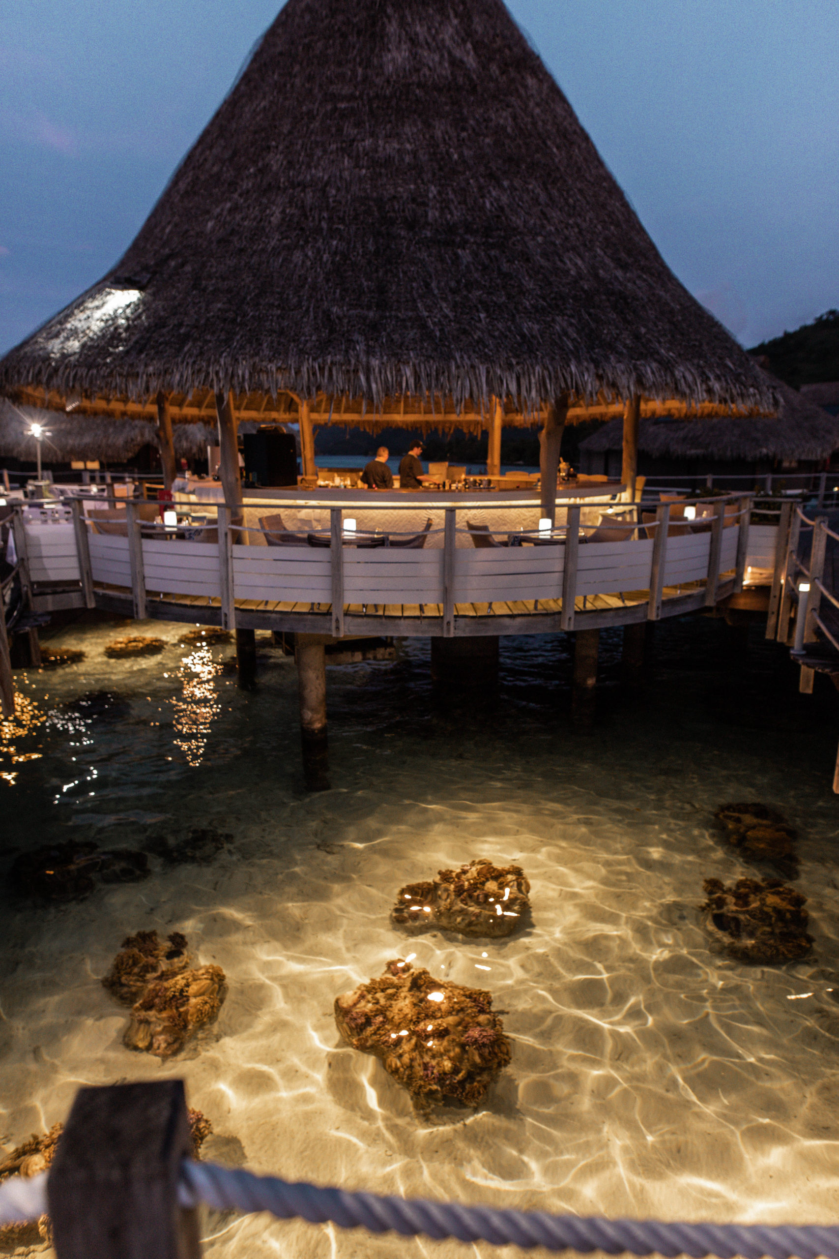 overwater, hilton moorea, french polynesia