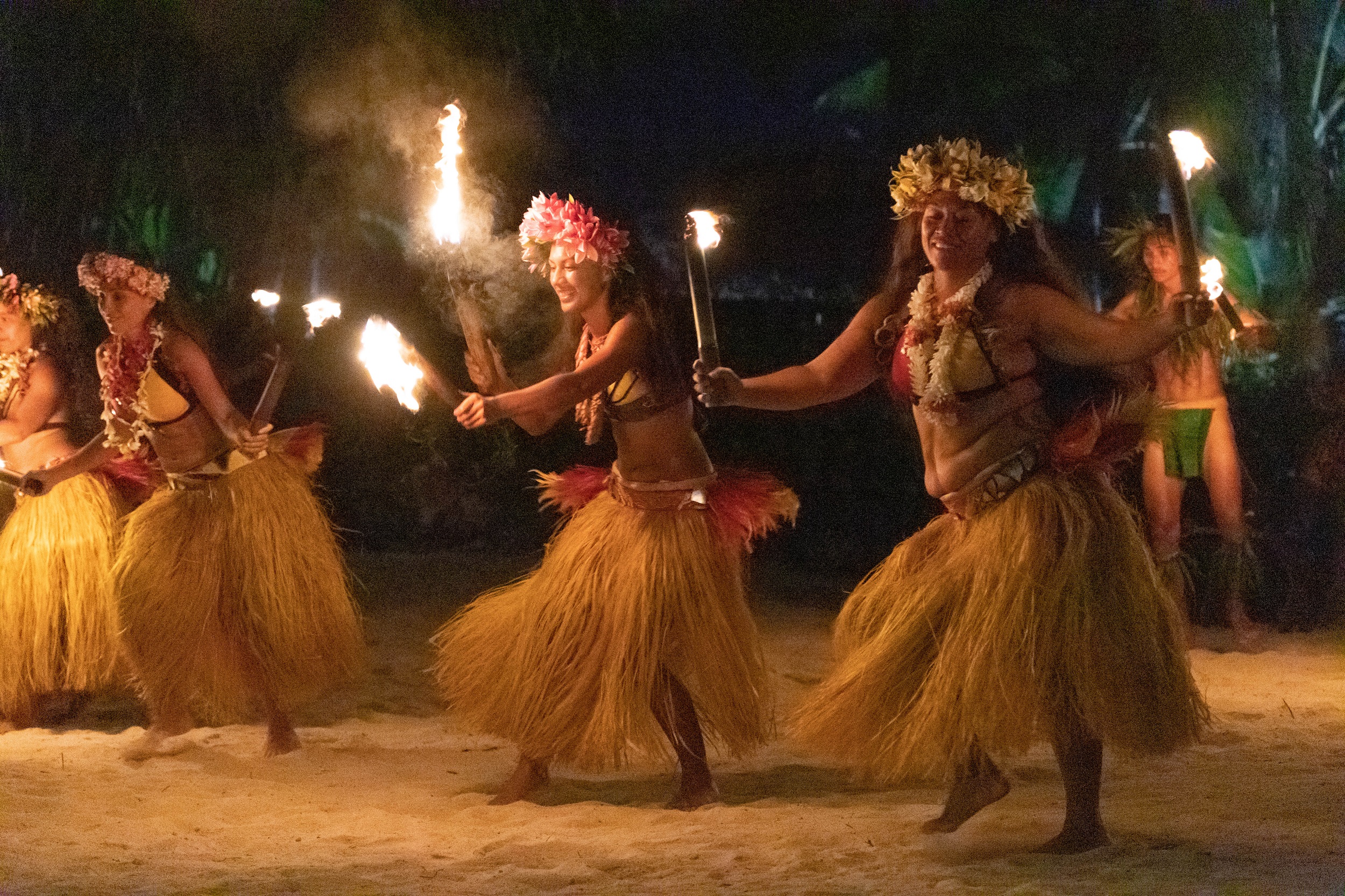 Polynesian dancers