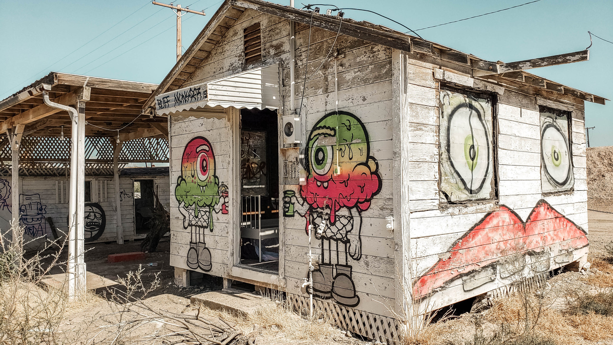 Bombay Beach, abandoned California